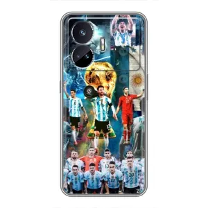 Чохли Мессі для Realme GT5 (AlphaPrint) (Аргентина Мессі)