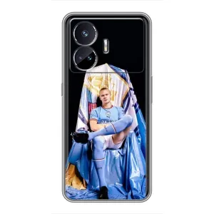 Чохли з футболістом Ерлінг Холанд для Realme GT5 (AlphaPrint) (футболіст Холанн)