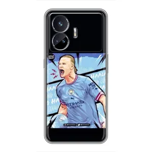 Чохли з футболістом Ерлінг Холанд для Realme GT5 (AlphaPrint) (гол Ерлінг Холанд)