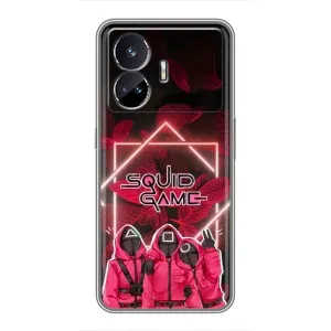 Чохол Гра в кальмара для Realme GT5 (Охоронці Гра кальмара)