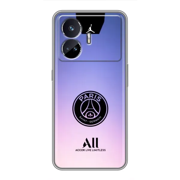 Чехол с принтом «лого PSG» для Realme GT5 Чехол с принтом «лого PSG» для Realme GT5