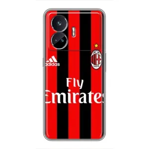 Чохли для Realme GT5 (VPrint) - Футбольні клуби (Milan)