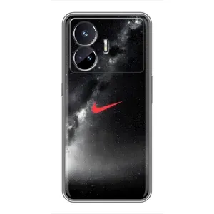 Чохол для Realme GT5 - з принтом Найк (AlphaPrint) (Найк червоний)