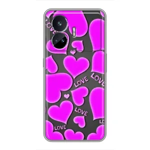 Чехлы для любимой на Р'ілМі ГТ5 (VPrint) (Pink hearts)