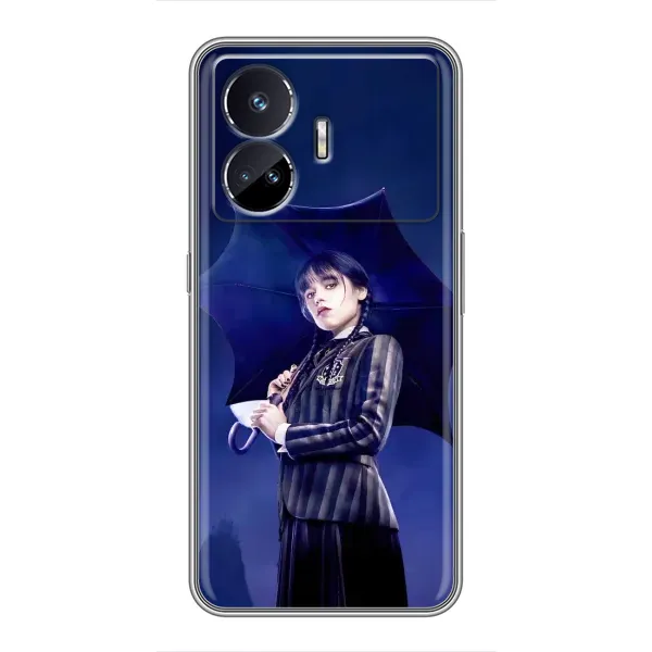 Чехол с принтом «Уэнздей с зонтом» для Realme GT5