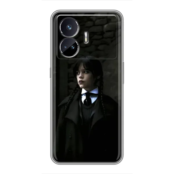 Чехол с принтом «Темный стиль Уэнздей» для Realme GT5