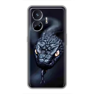 Чохол з картинкою 'Хижаки' для Realme GT5 (Чорна змія)