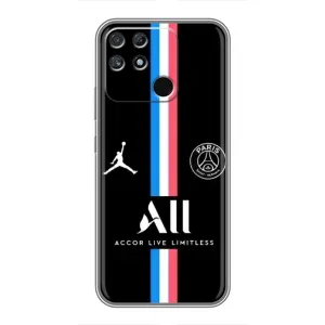 Чохли PSG для Realme NARZO 30A (AlphaPrint) (футболка ПСЖ)