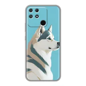 Чохол з Хаскі Realme NARZO 30A - (AlphaPrint) (Хаскі арт)