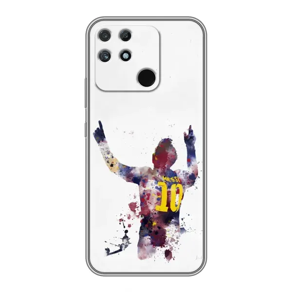 Чехол с принтом «Messi Barca» для Realme NARZO 30A Чехол с принтом «Messi Barca» для Realme NARZO 30A