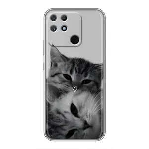 Чохол з малюнком кіт на Realme NARZO 30A (Пара котів)