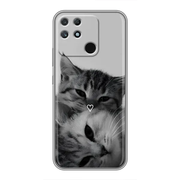 Чохол з принтом «Пара котів» для Realme NARZO 30A Чохол з принтом «Пара котів» для Realme NARZO 30A