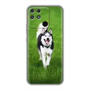 Чохол з Хаскі Realme NARZO 30A - (AlphaPrint) (Радісний Хаскі)