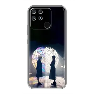 Чехлы Венсдей на Realme NARZO 30A Уэнсдей (AlphaPrint) (Уэнздей и Инид)