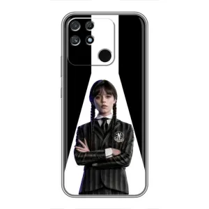 Чехлы Венсдей на Realme NARZO 30A Уэнсдей (AlphaPrint) (W-Wednesday)