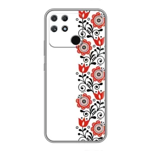 Чехол для Патриота Украины Realme NARZO 30A - (AlphaPrint) (Яркая вишиванка)