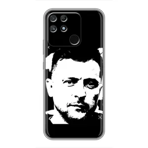 Чехол для Realme NARZO 30A (AlphaPrint - с принтом Зеленского)