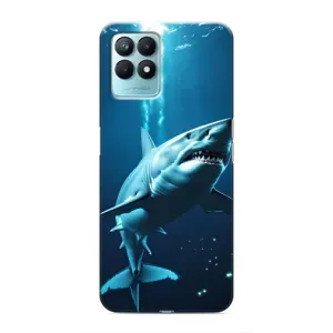 Чехол с картинкой «Хищники» для Realme NARZO 50 (Акула под водой)