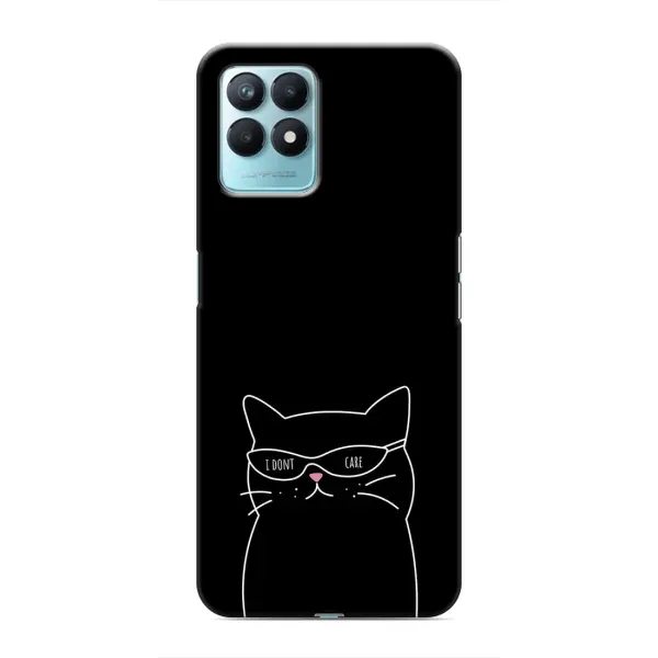 Чехол с принтом «Равнодушный кот» для Realme NARZO 50 Чехол с принтом «Равнодушный кот» для Realme NARZO 50