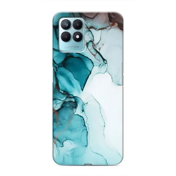 Чохол з принтом «Бірюзовий мрамор» для Realme NARZO 50