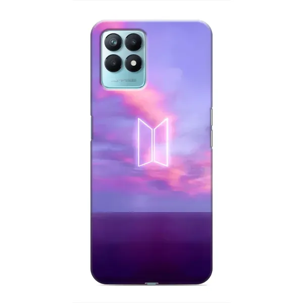 Чехол с принтом «BTS логотип» для Realme NARZO 50 Чехол с принтом «BTS логотип» для Realme NARZO 50
