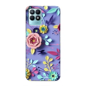 Чехлы с Цветами для Realme NARZO 50 (VPrint) (Цветочный дизайн)