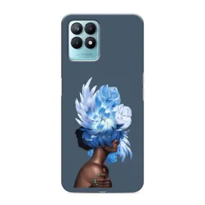 Чехлы (ART) Цветы на Realme NARZO 50 (VPrint) (Цветы на голове)