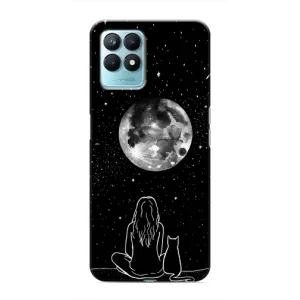 Чехол с принтом «Девушка с котом» для Realme NARZO 50
