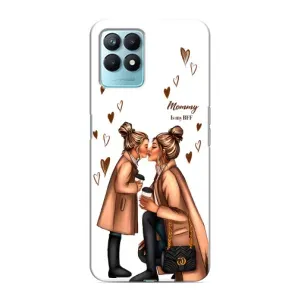 Чохол з друком для Realme NARZO 50 - (Мама з дитинкою) (AlphaPrint) (Донька і мама)