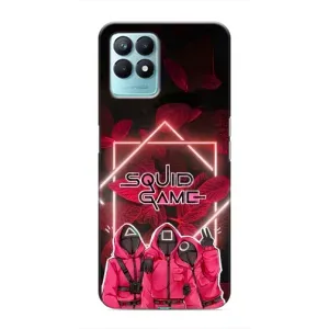 Чехол Гра в кальмара для Realme NARZO 50 (Охранники Игра кальмара)