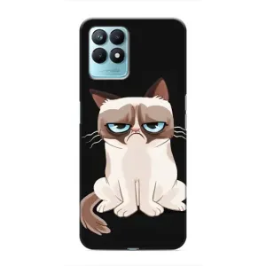 Чехол с принтом «Грустный кот» для Realme NARZO 50