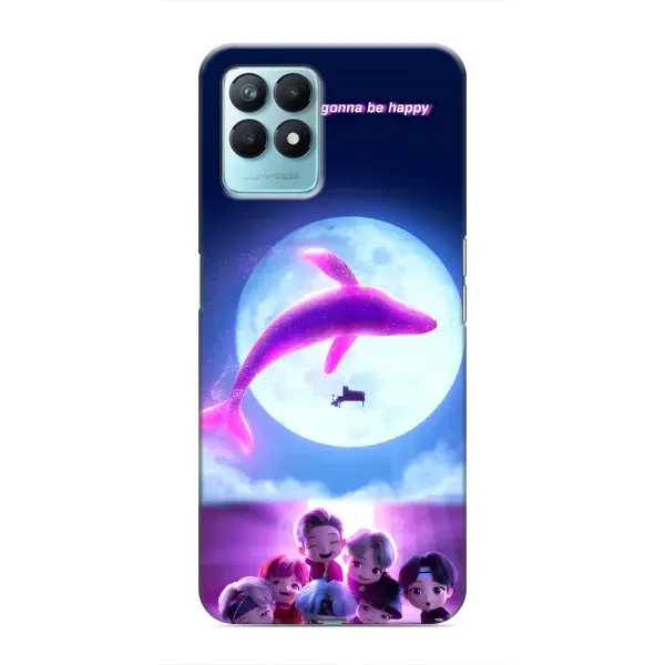 Чехол с принтом «КИТ BTS» для Realme NARZO 50 Чехол с принтом «КИТ BTS» для Realme NARZO 50