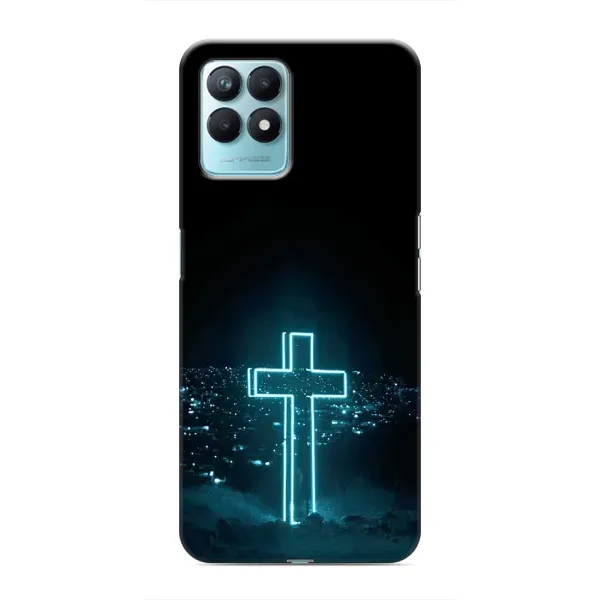 Чохол з принтом «Хрест і місто» для Realme NARZO 50 Чохол з принтом «Хрест і місто» для Realme NARZO 50