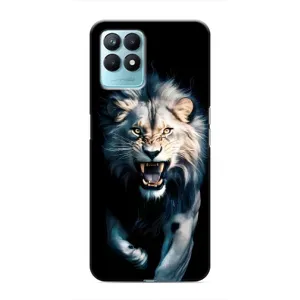 Чехол с картинкой «Хищники» для Realme NARZO 50 (Лев в темноте)