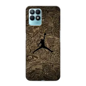 Чохли для Realme NARZO 50 - з картинкою JORDAN (AlphaPrint) (Logo Jordan)