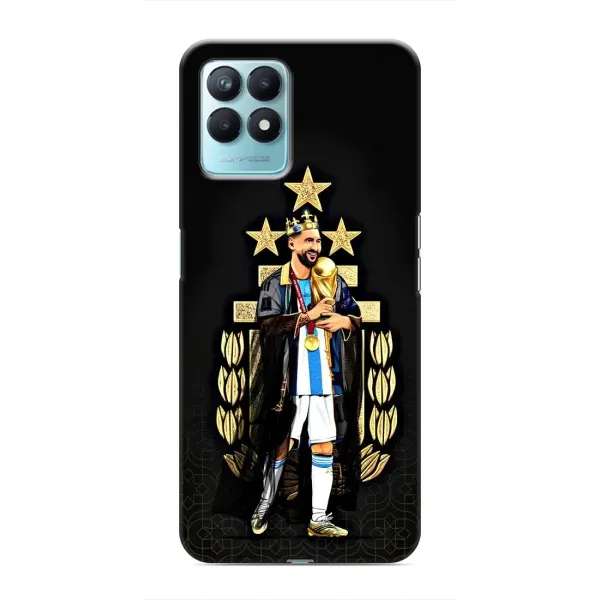 Чехол с принтом «Месси Король» для Realme NARZO 50 Чехол с принтом «Месси Король» для Realme NARZO 50