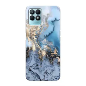 Мраморний чехол на Realme NARZO 50 (VPrint) (Ніжний мрамор)