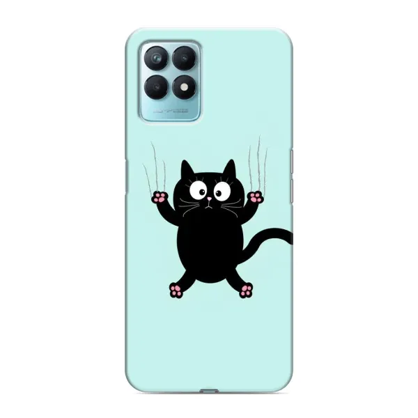Чехол с принтом «Падающий кот» для Realme NARZO 50 Чехол с принтом «Падающий кот» для Realme NARZO 50