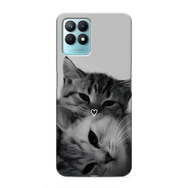 Чехол с принтом «Пара котов» для Realme NARZO 50 Чехол с принтом «Пара котов» для Realme NARZO 50