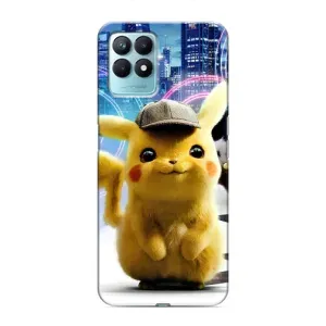 Чехол с принтом «Пикачу в городе» для Realme NARZO 50