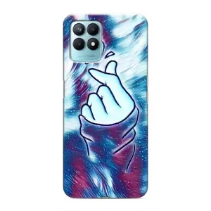 Чохол з принтом «Радужне серце» для Realme NARZO 50