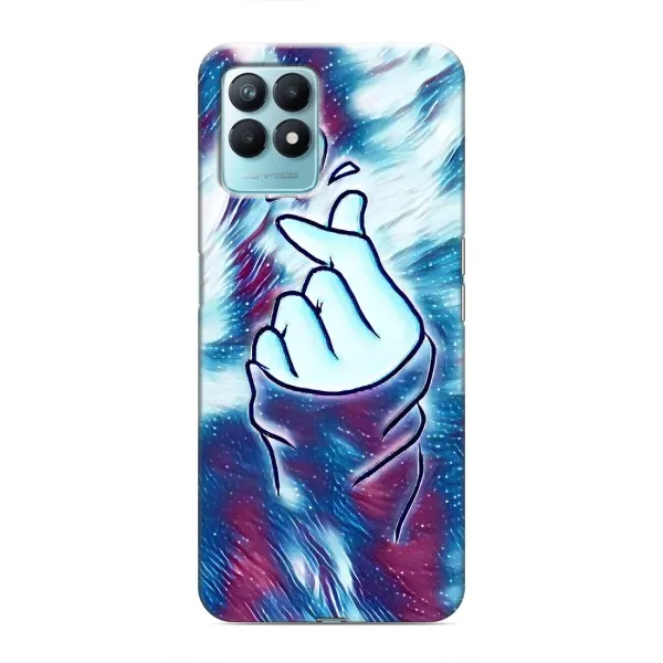 Чохол з принтом «Радужне серце» для Realme NARZO 50