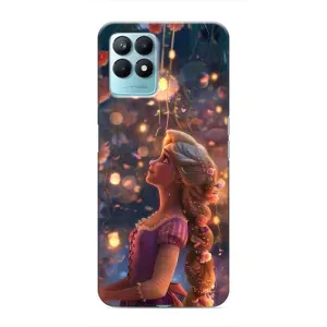 Чехол Рапунцель для Realme NARZO 50 (Рапунцель фонарики)