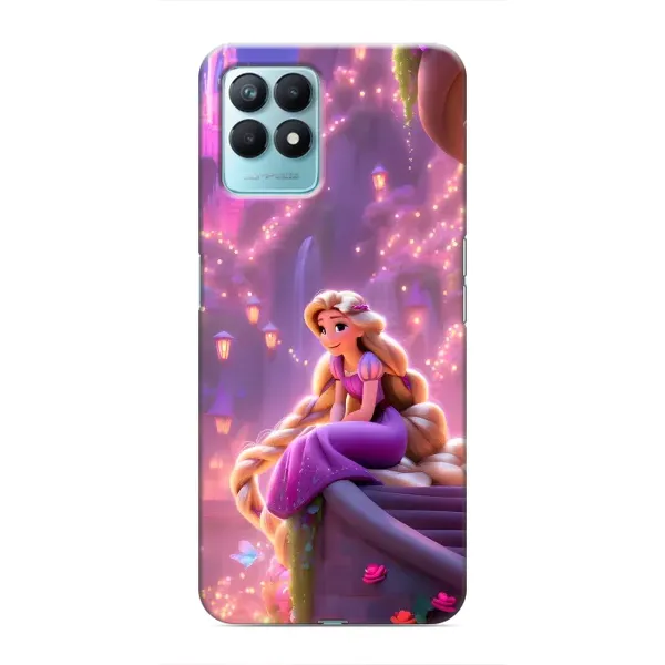 Чехол с принтом «Рапунцель в замке» для Realme NARZO 50 Чехол с принтом «Рапунцель в замке» для Realme NARZO 50