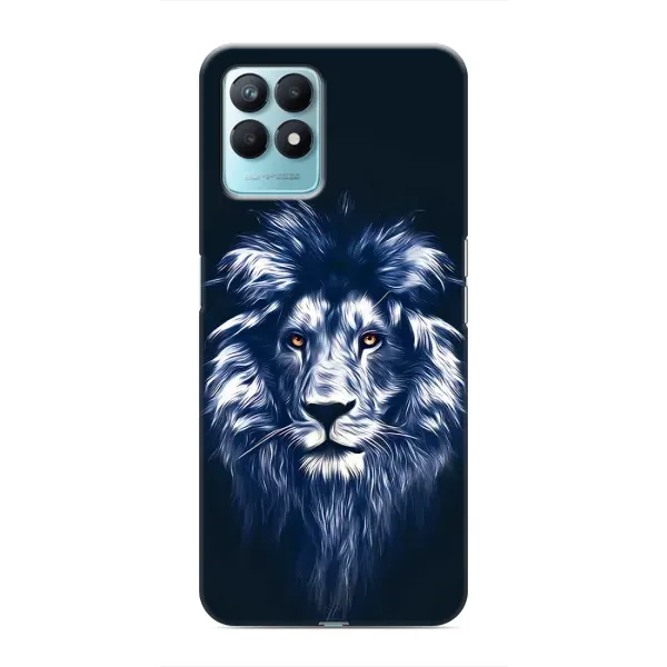 Чехол с принтом «Синий Лев» для Realme NARZO 50 Чехол с принтом «Синий Лев» для Realme NARZO 50
