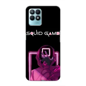 Чехол Гра в кальмара для Realme NARZO 50 (Неоновый охранник игры)