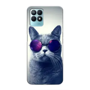 Чехол с принтом «Стильный кот» для Realme NARZO 50
