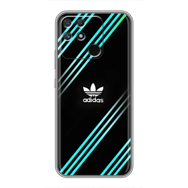 Чехол с принтом «Адидас с полосами» для Realme NARZO 50A
