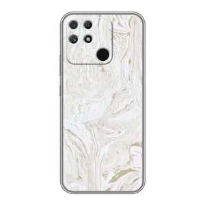 Мраморний чехол на Realme NARZO 50A (VPrint) (Білий мрамор)