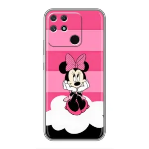 Міккі Маус чохол для Realme NARZO 50A (AlphaPrint - Мультяшні) (Дівчинка Maus)